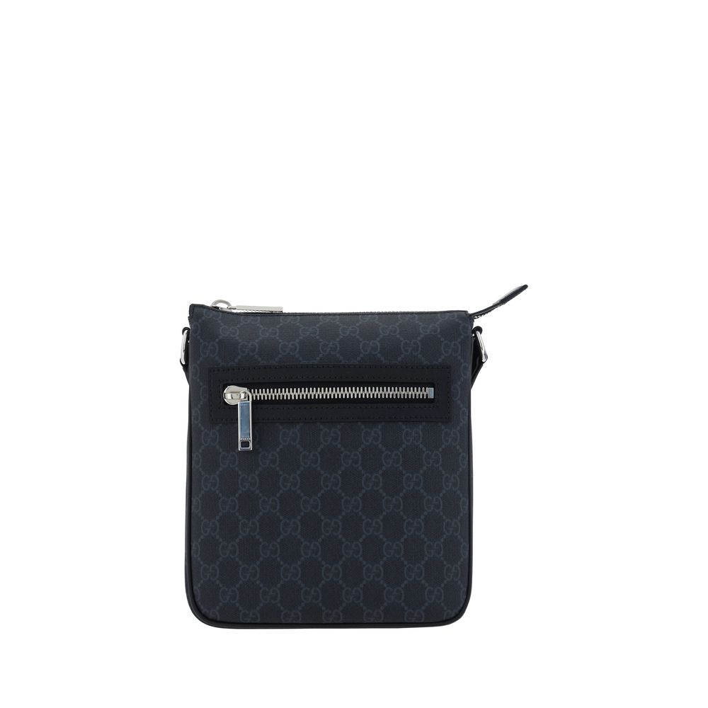 Gucci Black GG Supreme Shoulder Bag