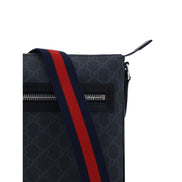 Gucci Black GG Supreme Shoulder Bag