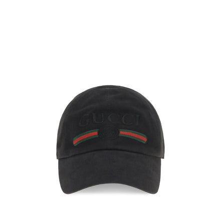 Gucci Black Cotton Cap