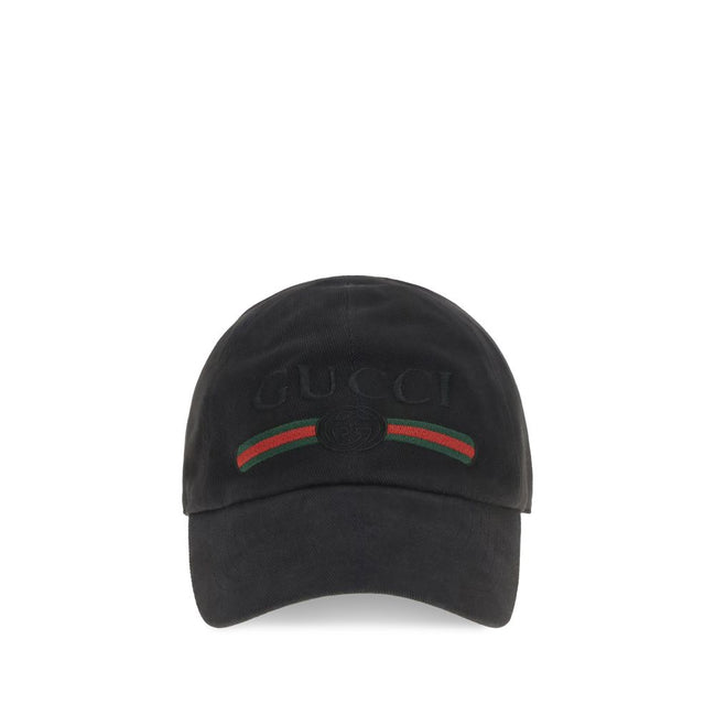 Gucci Black Cotton Cap