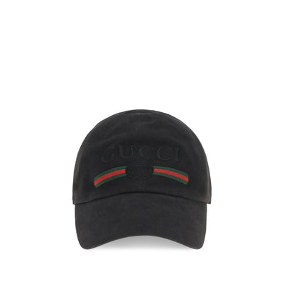 Gucci Black Cotton Cap