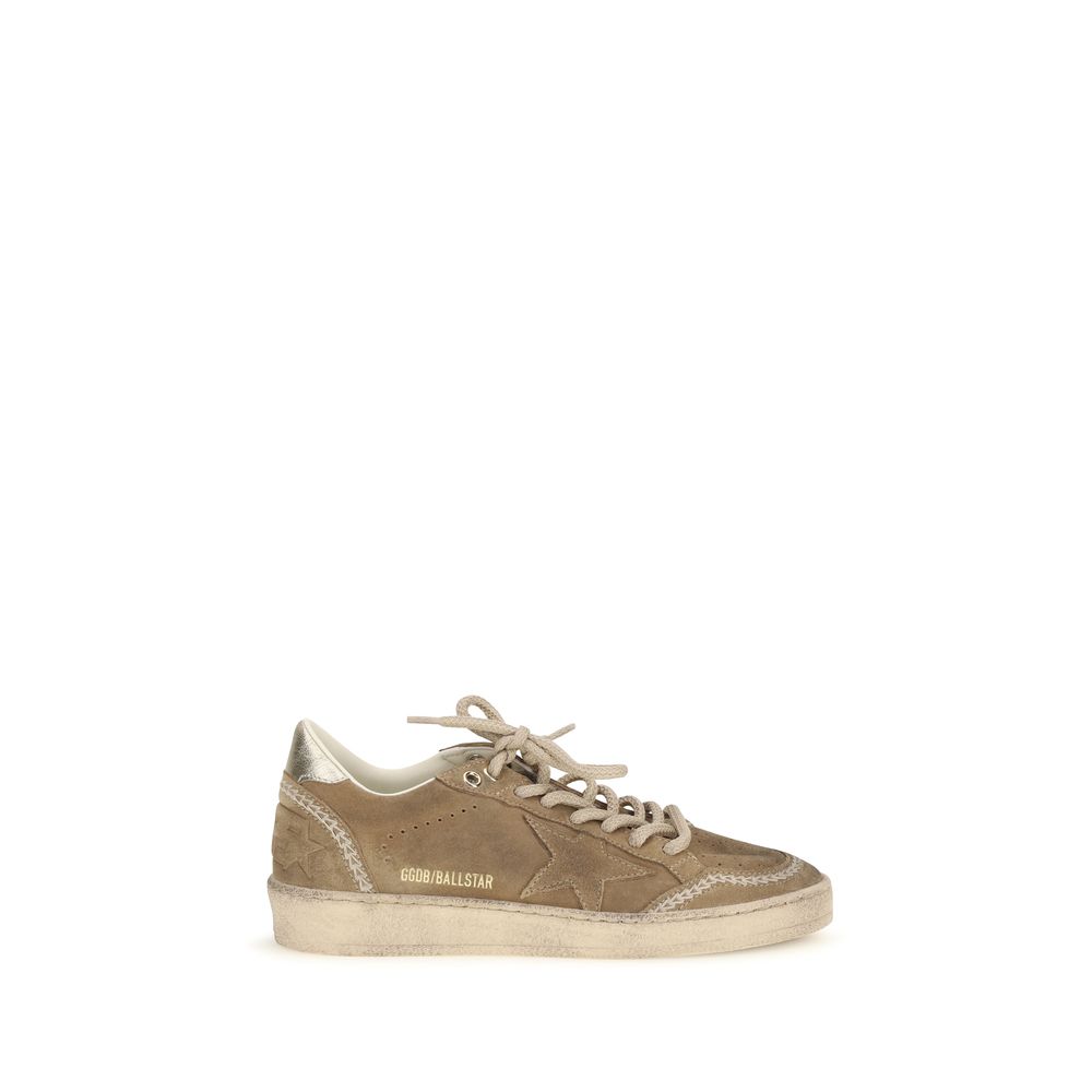 Golden Goose Beige Athletic Sneakers