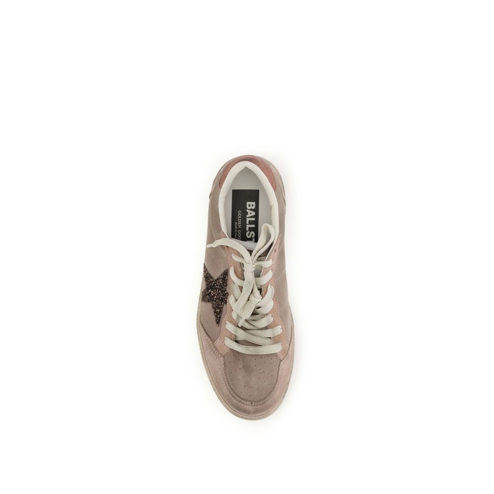 Golden Goose Beige Low Top Sneakers