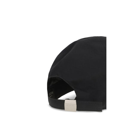 Gucci Black Cotton Cap (Baseball Hat)