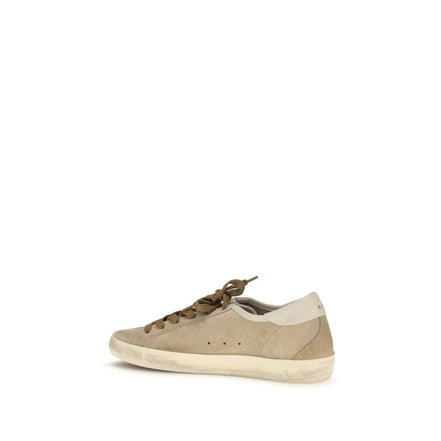 Golden Goose Beige Low Top Sneakers