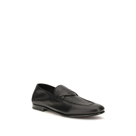 Tom Ford Black Slip-On Loafers