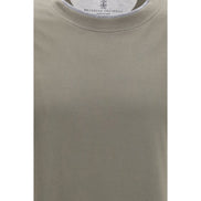 Brunello Cucinelli Bicolor Cotton T-Shirt
