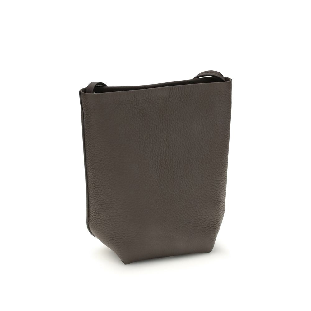 The Row Brown Calf Leather Shoulder Bag