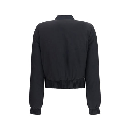 Alexander McQueen Black Polyester Bomber