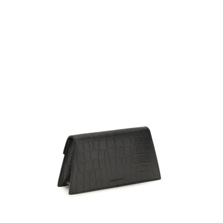 Alexander McQueen Black Leather Clutch Bag