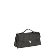 Alexander McQueen Black Leather Shoulder Bag