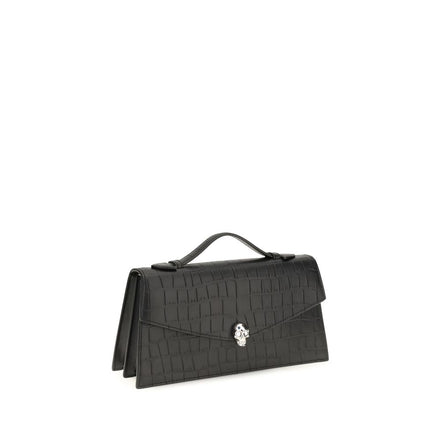 Alexander McQueen Black Leather Shoulder Bag