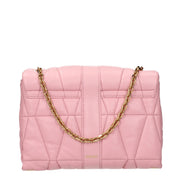 Versace Pink Leather Shoulder Bag