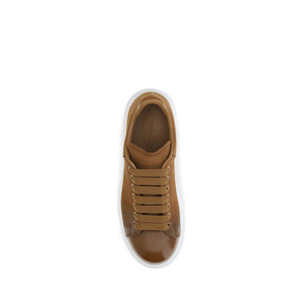 Alexander McQueen Brown Leather Chunky Sneakers