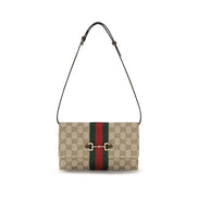 Gucci Brown Fabric Wallet
