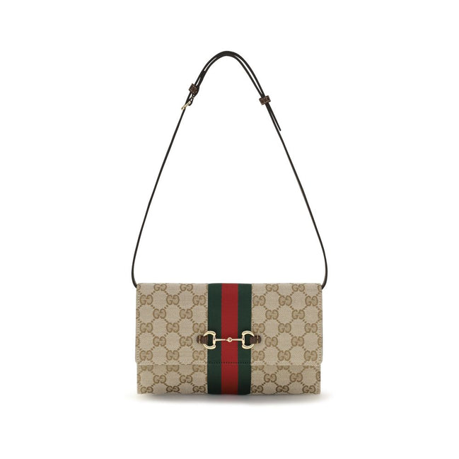 Gucci Brown Fabric Wallet