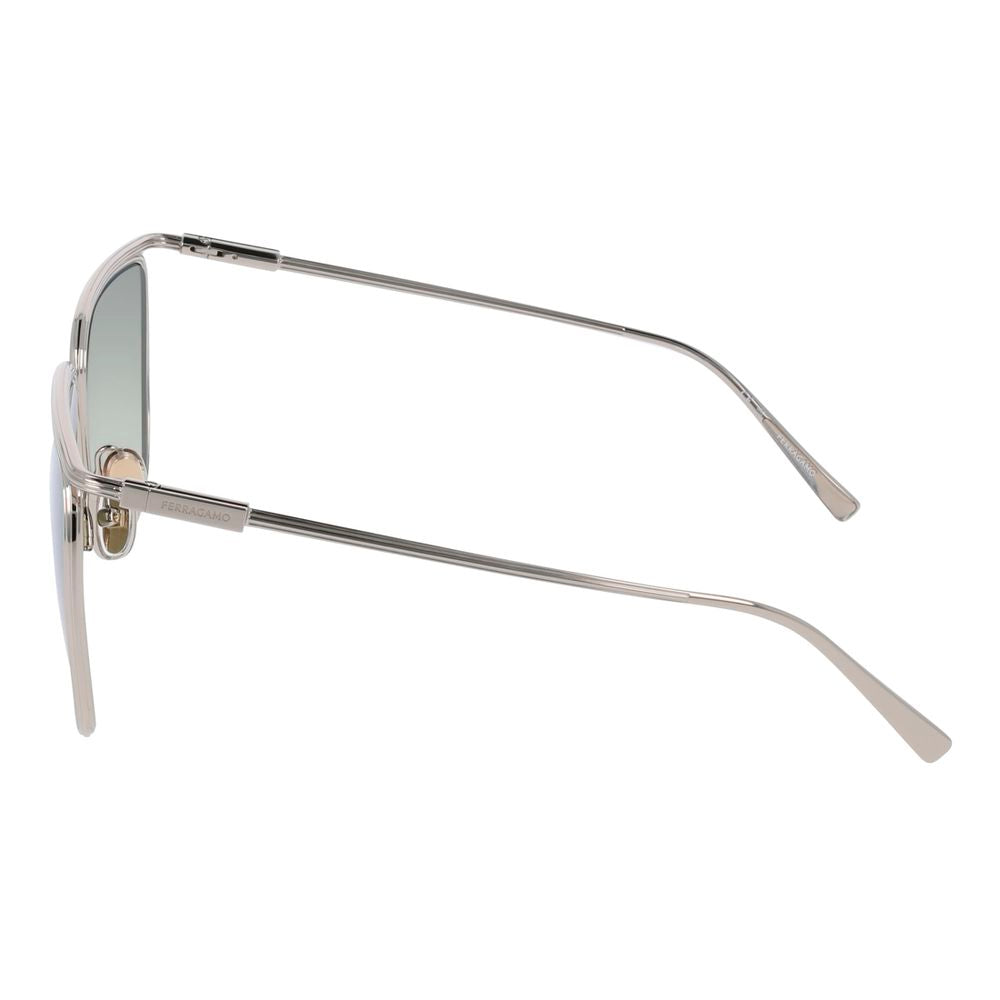 Ferragamo Gold Sunglasses