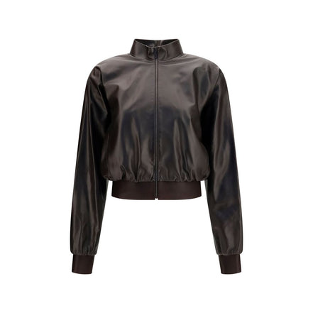 Gucci Brown Leather Bomber