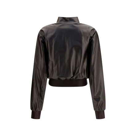Gucci Brown Leather Bomber