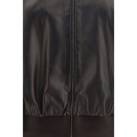 Gucci Brown Leather Bomber
