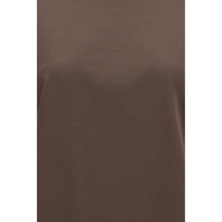 Brunello Cucinelli Brown Cotton T-Shirt