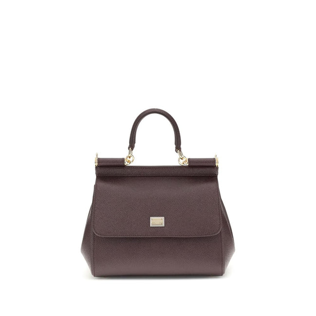 Dolce & Gabbana Brown Leather Shoulder Bag
