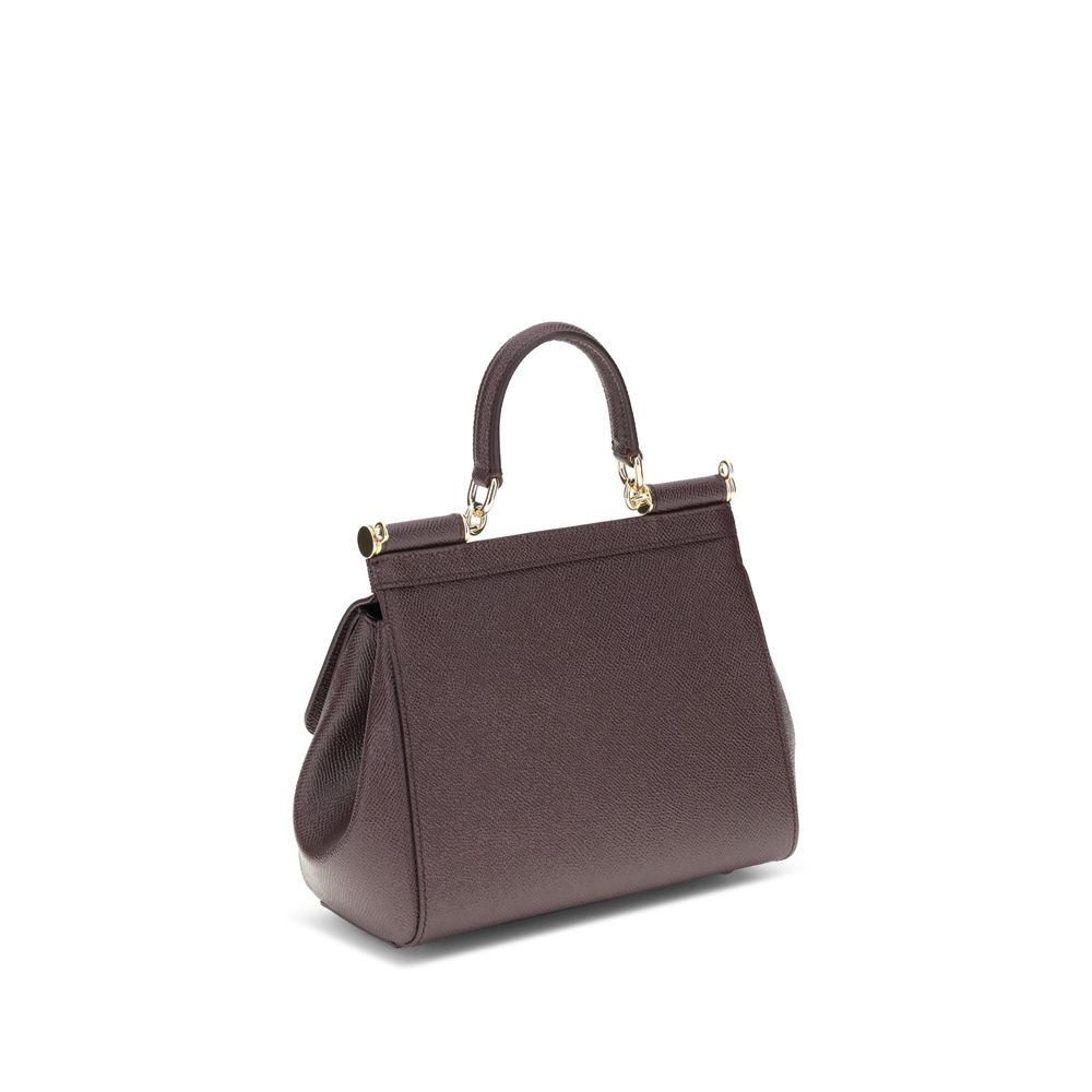 Dolce & Gabbana Brown Leather Shoulder Bag