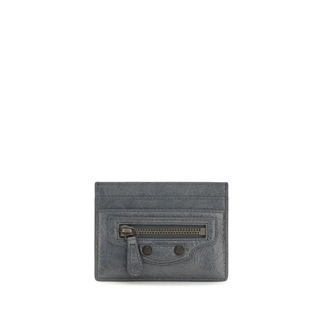 Balenciaga Gray Leather Wallet