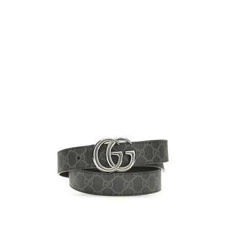 Gucci Black Calf Leather Regular Belt