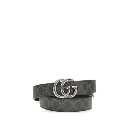 Gucci Black Calf Leather Regular Belt