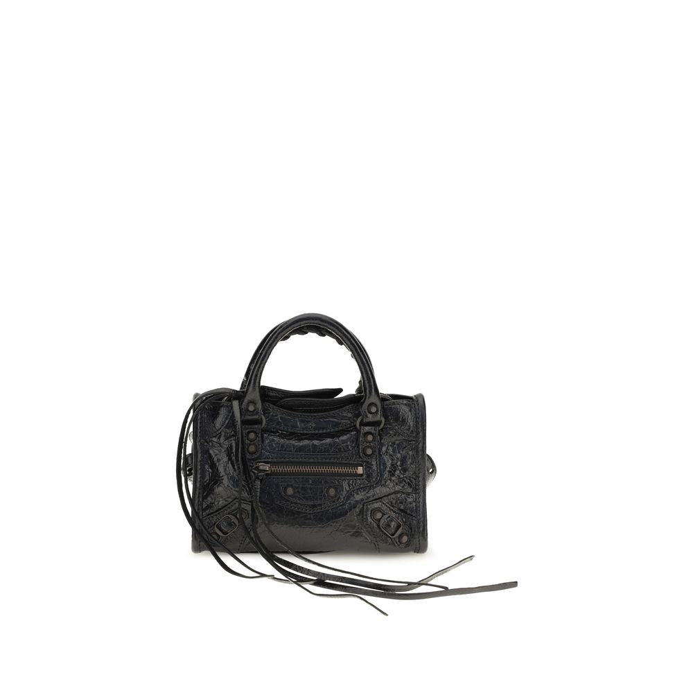 Balenciaga Black Lambskin Handbag