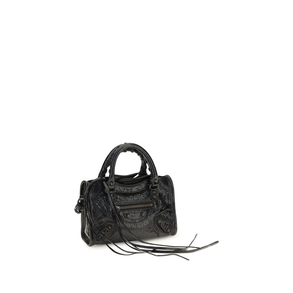 Balenciaga Black Lambskin Handbag