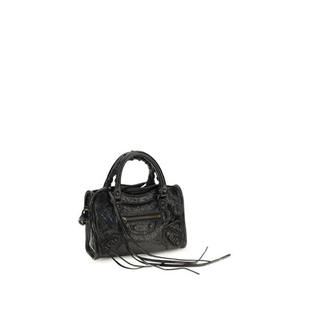 Balenciaga Black Lambskin Handbag