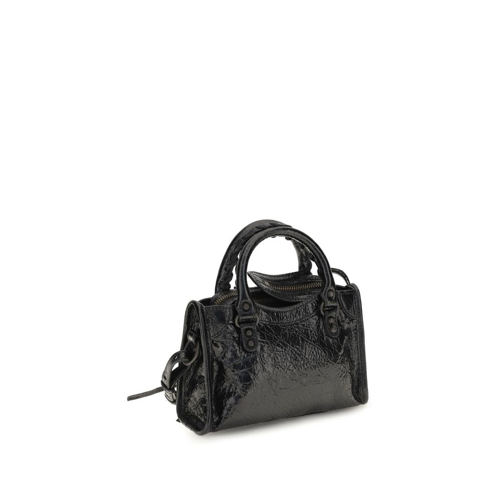 Balenciaga Black Lambskin Handbag