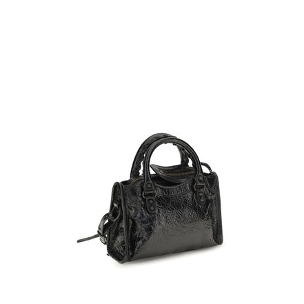 Balenciaga Black Lambskin Handbag