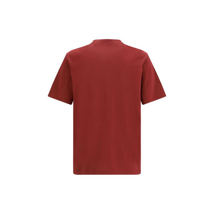 Brunello Cucinelli Bordeaux Cotton T-Shirt