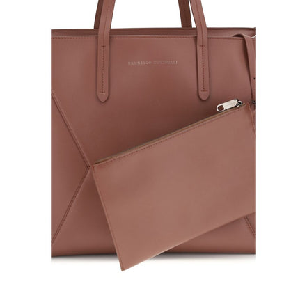 Brunello Cucinelli Multicolor Calf Leather Shoulder Bag