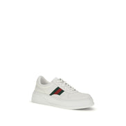 Gucci White Calf Leather Chunky Sneakers