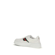 Gucci White Calf Leather Chunky Sneakers