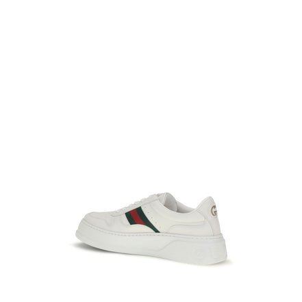 Gucci White Calf Leather Chunky Sneakers