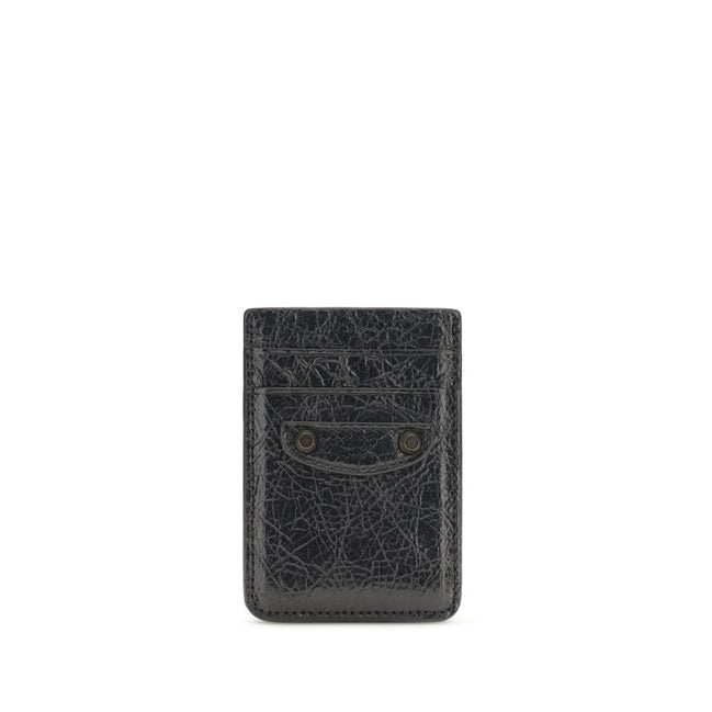 Balenciaga Black Leather Wallet