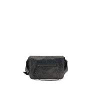 Balenciaga Black Leather Shoulder Bag