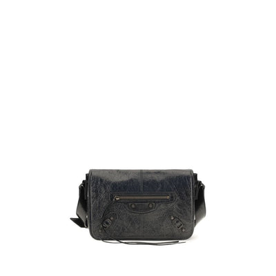 Balenciaga Black Leather Shoulder Bag