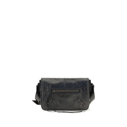 Balenciaga Black Leather Shoulder Bag