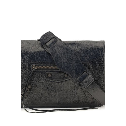 Balenciaga Black Leather Shoulder Bag