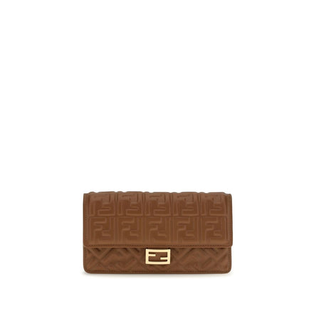 Fendi Brown Calf Leather Wallet