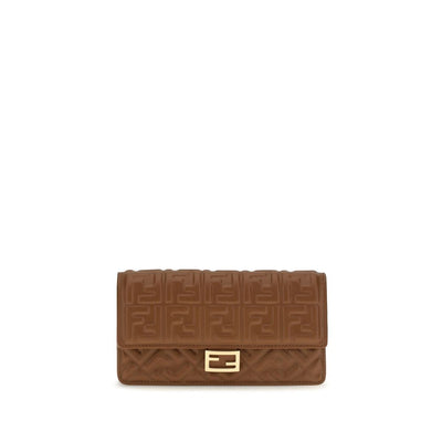 Fendi Brown Calf Leather Wallet