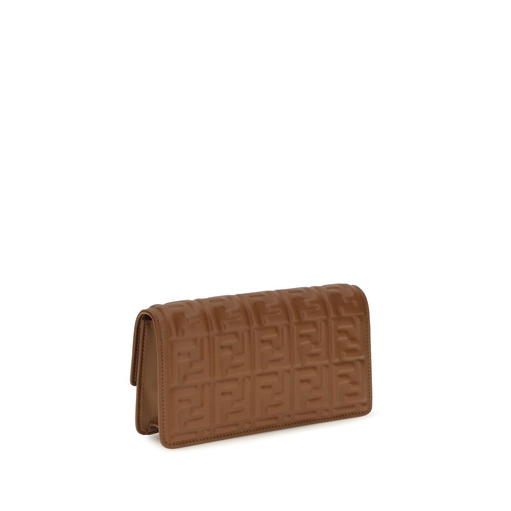 Fendi Brown Calf Leather Wallet