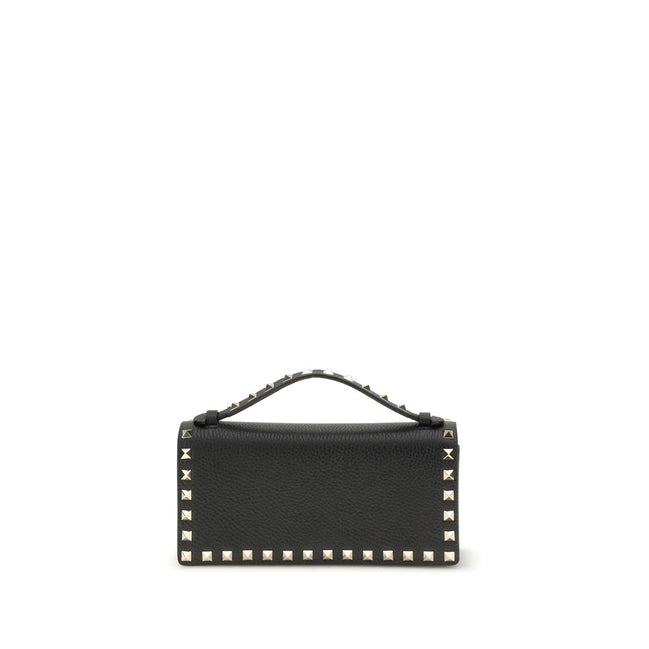 Valentino Garavani Black Calf Leather Wallet