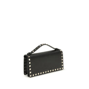 Valentino Garavani Black Calf Leather Wallet
